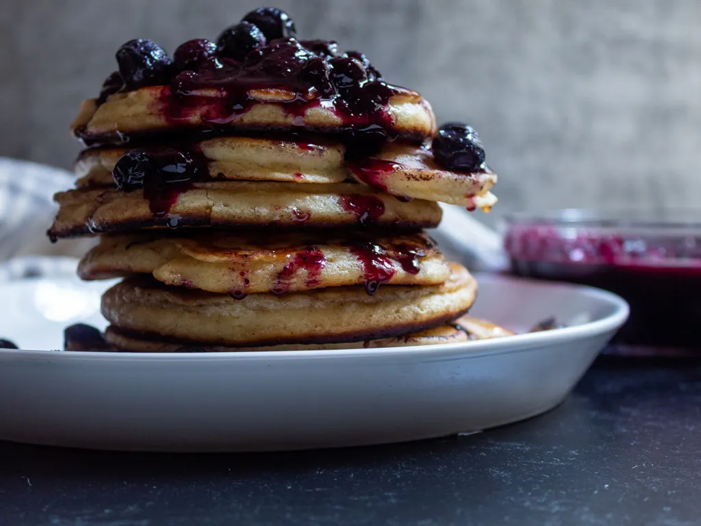 2 Blueberry Pancakes