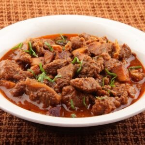 Beef Curry With Plain Rice