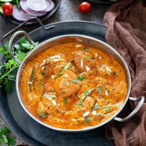 Chicken Tikka Masala With Plain Rice