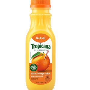 Tropicana Orange Juice No Pulp Calcium
