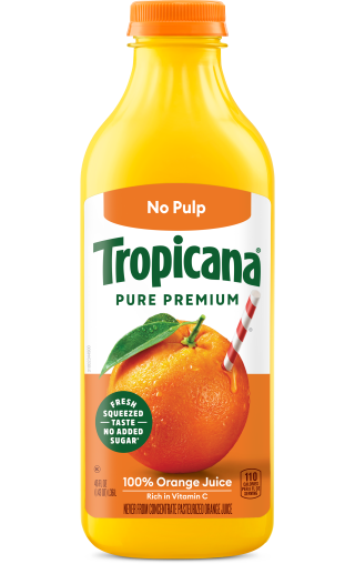 Tropicana Orange Juice No Pulp