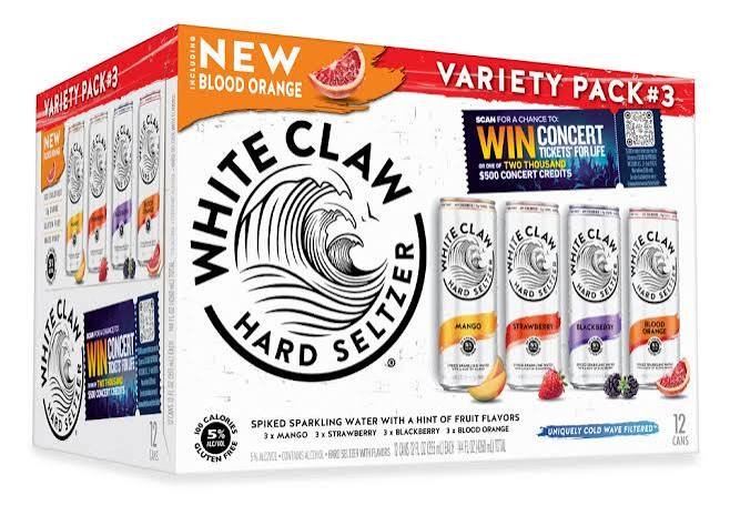 Whiteclaw 12 Pck Vareity New Blood Orange